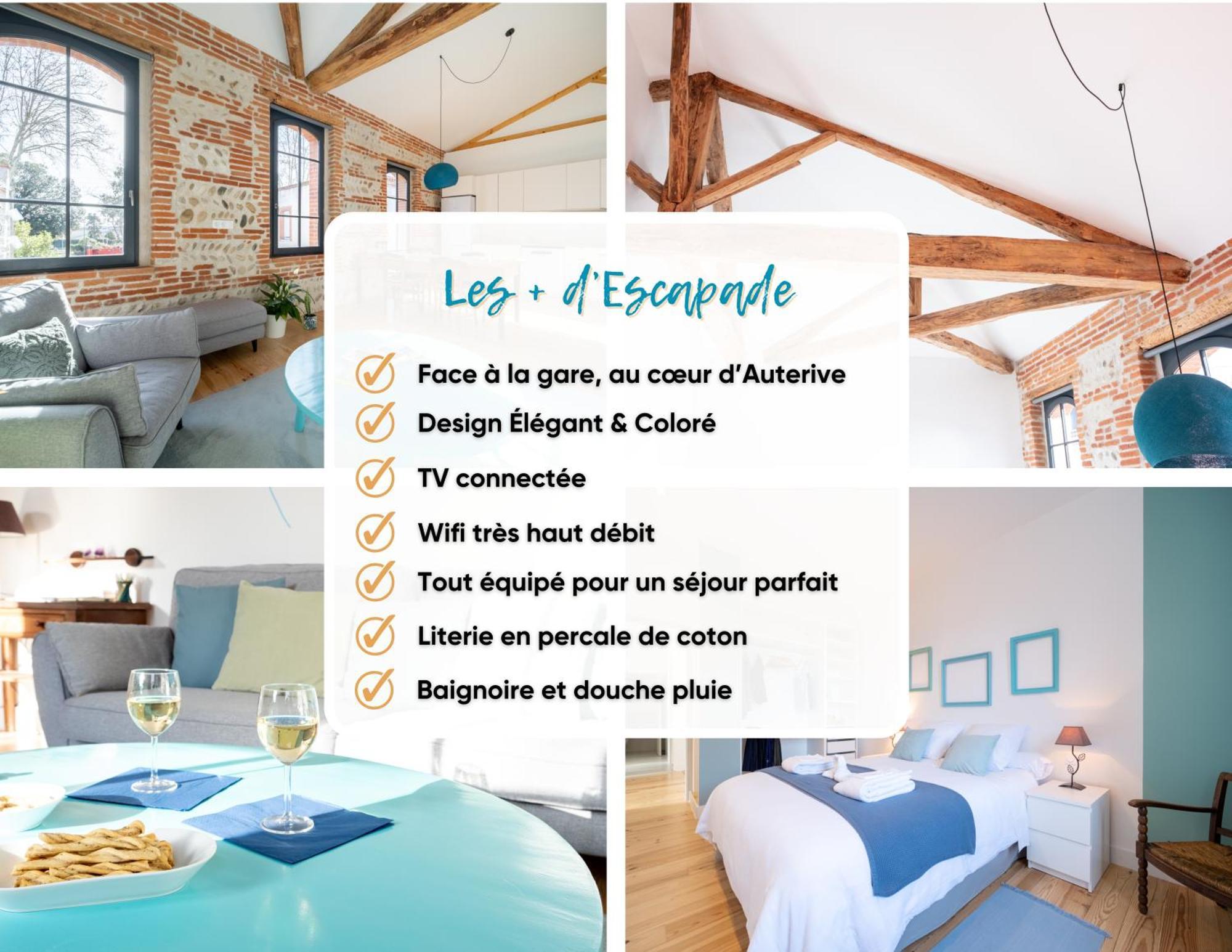 Evasions-Escapade, Centre-Ville, Gare Auterive  Eksteriør bilde